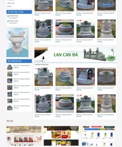 Theme wordpress xưởng làm bia đá lăng mộ