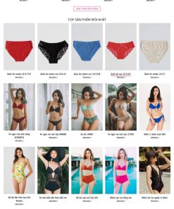 Theme WordPress Shop Thời Trang Bán Bikini