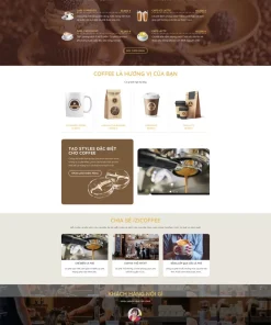 Theme wordpress bán cafe