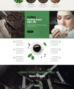 Theme WordPress bán cafe nguyên chất 3