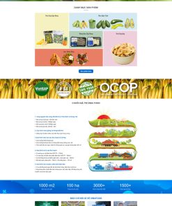 Theme wordpress nông sản - Nông trại chuối