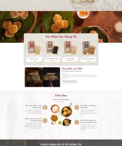 Theme wordpress bán đồ ăn vặt cơm cháy