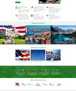 Theme wordpress dịch vụ định cư du học