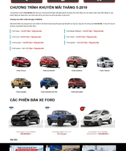 Theme wordpress bán oto ford