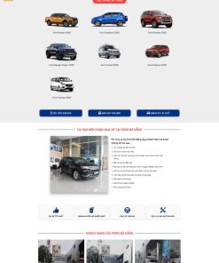 Theme wordpress showroom ô tô ford Đà Nẵng