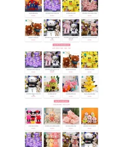 Theme wordpress bán gấu bông