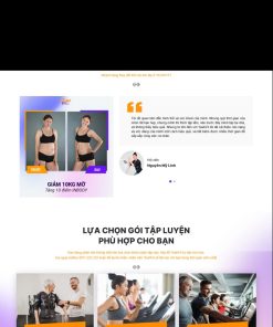 Theme WordPress Phòng Gym 2