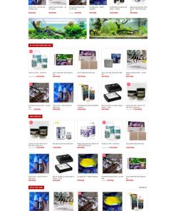 Theme wordpress bán cá cảnh , hồ cá ,thủy sinh