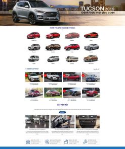 Theme wordpress bán ô tô hyundai 3