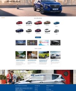 Theme wordpress bán xe hyundai 4
