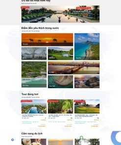 Theme wordpress du lịch tour ivivu