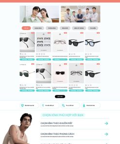 Theme wordpress shop bán mắt kính thời trang