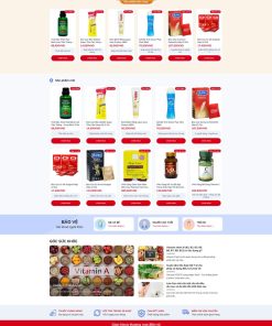Theme wordpress nhà thuốc long châu