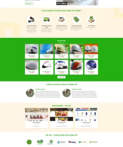 Theme wordpress bán nón bảo hiểm