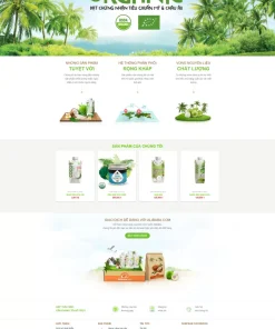Theme wordpress nước dừa