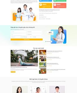 Theme wordpress phòng khám ,tiêm chủng 7