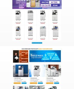 Theme wordpress công ty bán và cho thuê máy photocopy 5