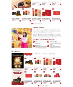 Theme wordpress bán sâm hàn quốc