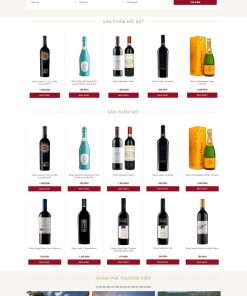 Theme wordpress shop rượu 2 chuẩn đẹp