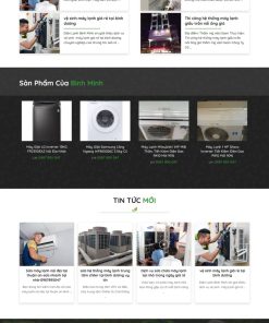 Theme wordpress dịch vụ sửa điện lạnh