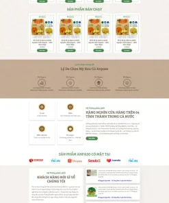 Theme wordpress thực phẩm chức năng rau củ