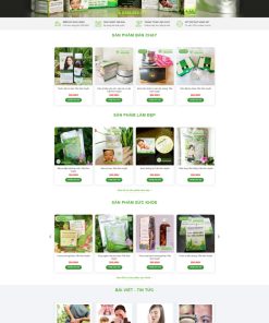Theme WordPress bán dược phẩm, thuốc nam 02