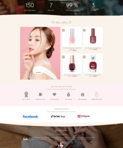 Theme wordpress dạy trang điểm mackup cô dâu