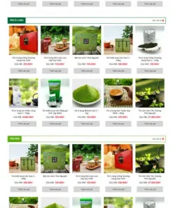 Theme wordpress trà xanh 4