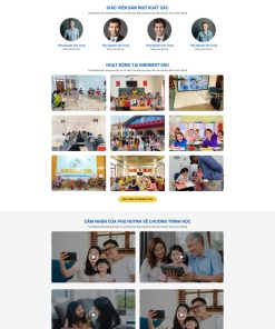 Theme WordPress Trường Anh ngữ 1