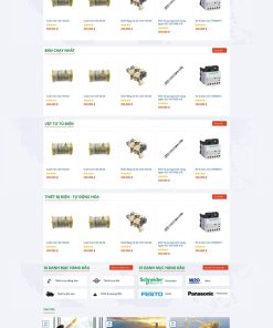 Theme wordpress bán thiết bị cơ khí điện tự động