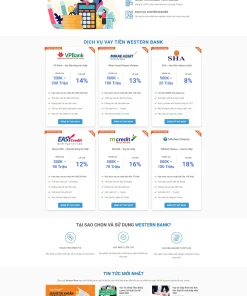 Theme wordpress dịch vụ tài chính vay tiền 1