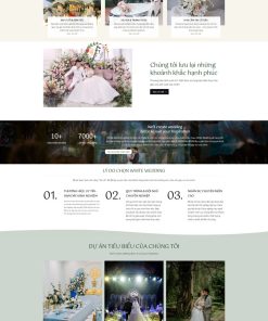 Theme wordpress dịch vụ cưới hỏi ,decor wedding 1