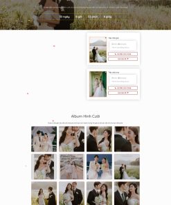 Theme wordpress thiệp cưới có chức năng lưu bút
