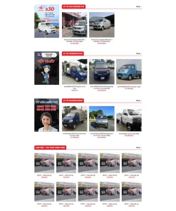 Theme wordpress bán xe ben