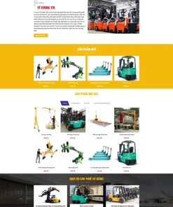 Theme wordpress bán xe nâng 1